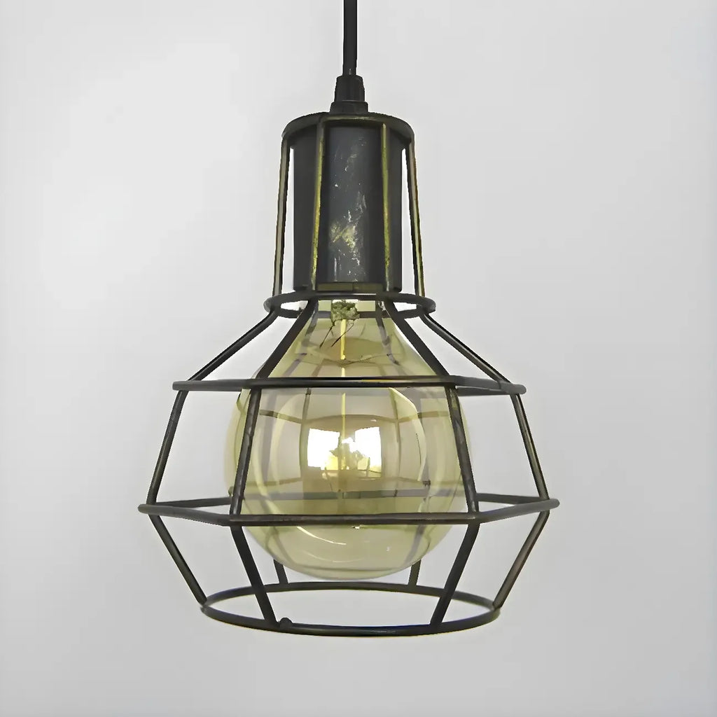 Suspension industrielle en métal pour îlot de cuisine