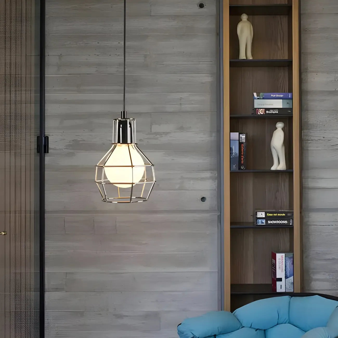 Suspension industrielle en métal pour îlot de cuisine