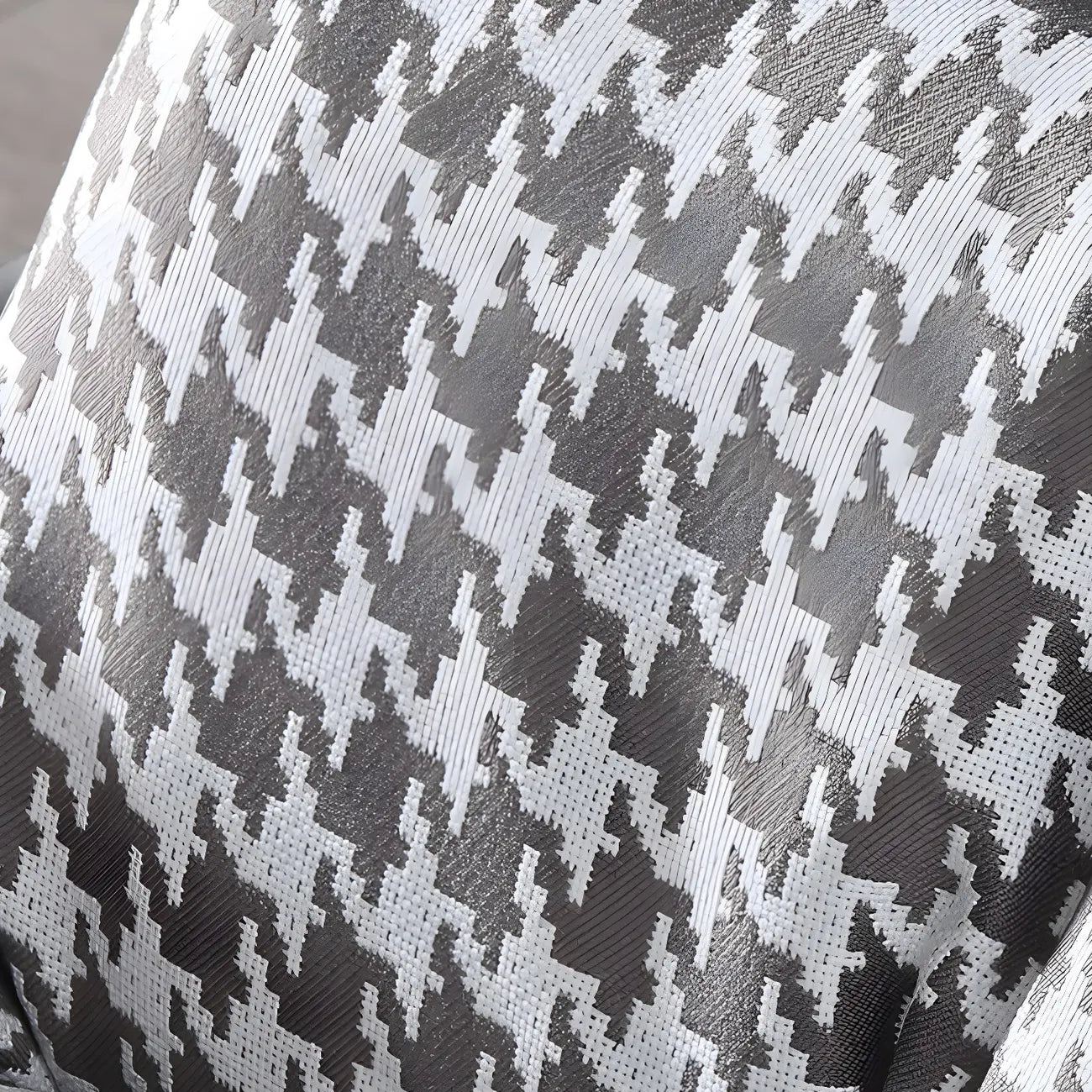 Fauteuil lounge moderne en tissu vert avec assise rembourrée