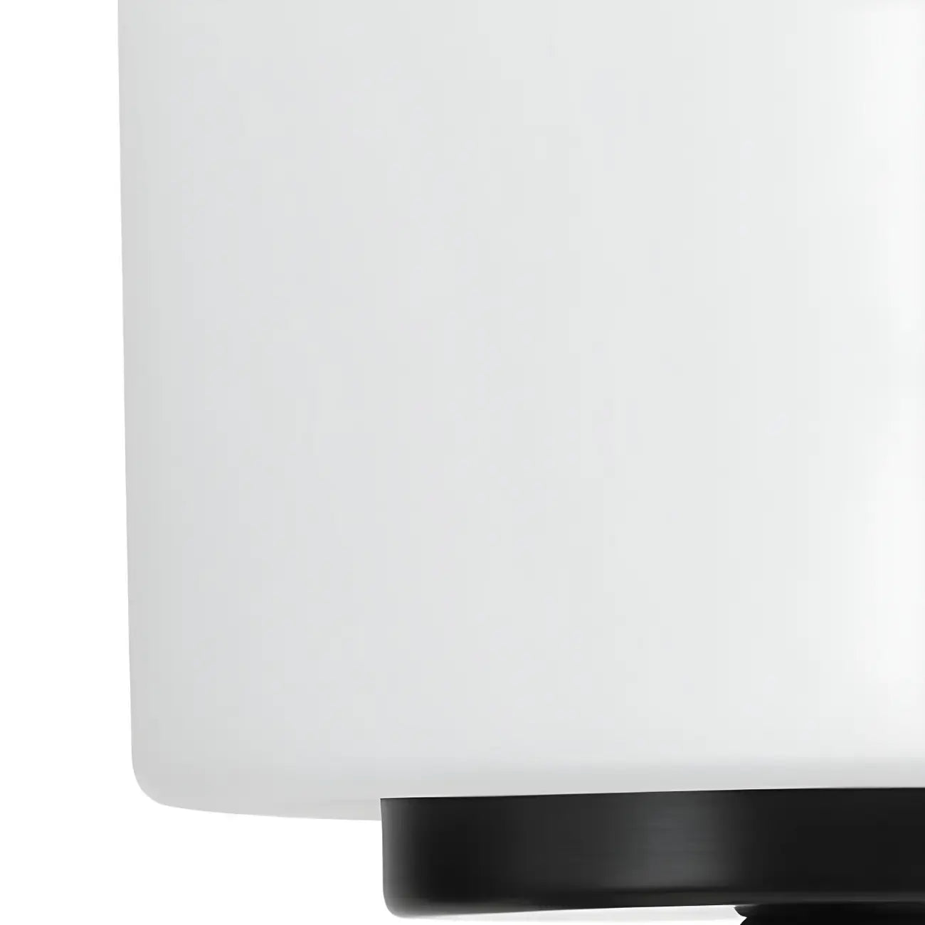 Applique murale cylindrique en métal et verre de style industriel pour salle de bain