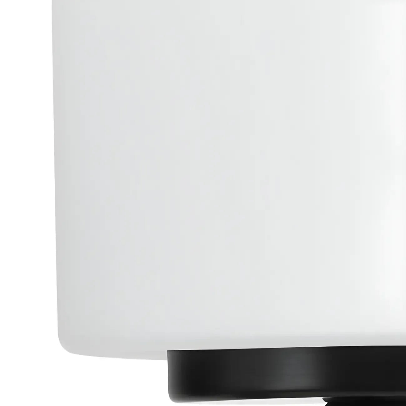 Applique murale cylindrique en métal et verre de style industriel pour salle de bain