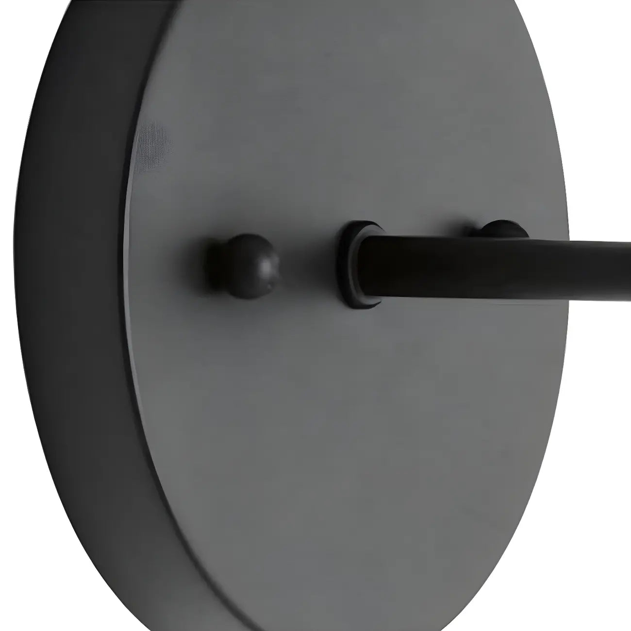 Applique murale cylindrique en métal et verre de style industriel pour salle de bain