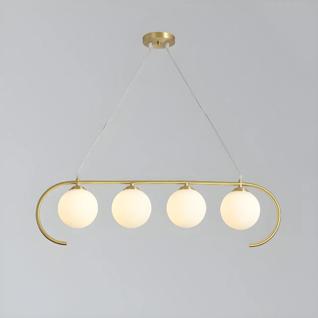 Suspension moderne en verre globe pour usage résidentiel