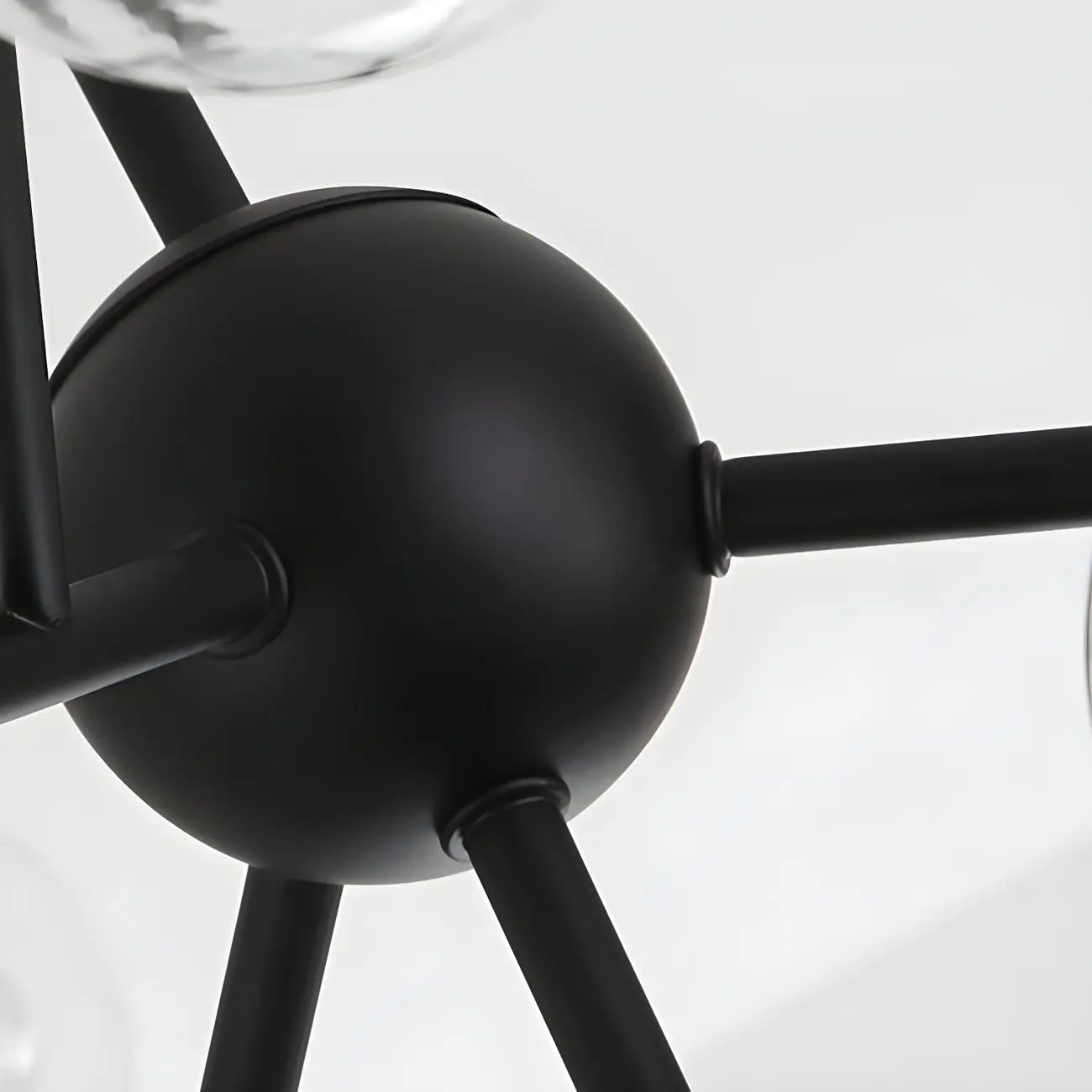 Lustre Sputnik moderne en verre globe réglable