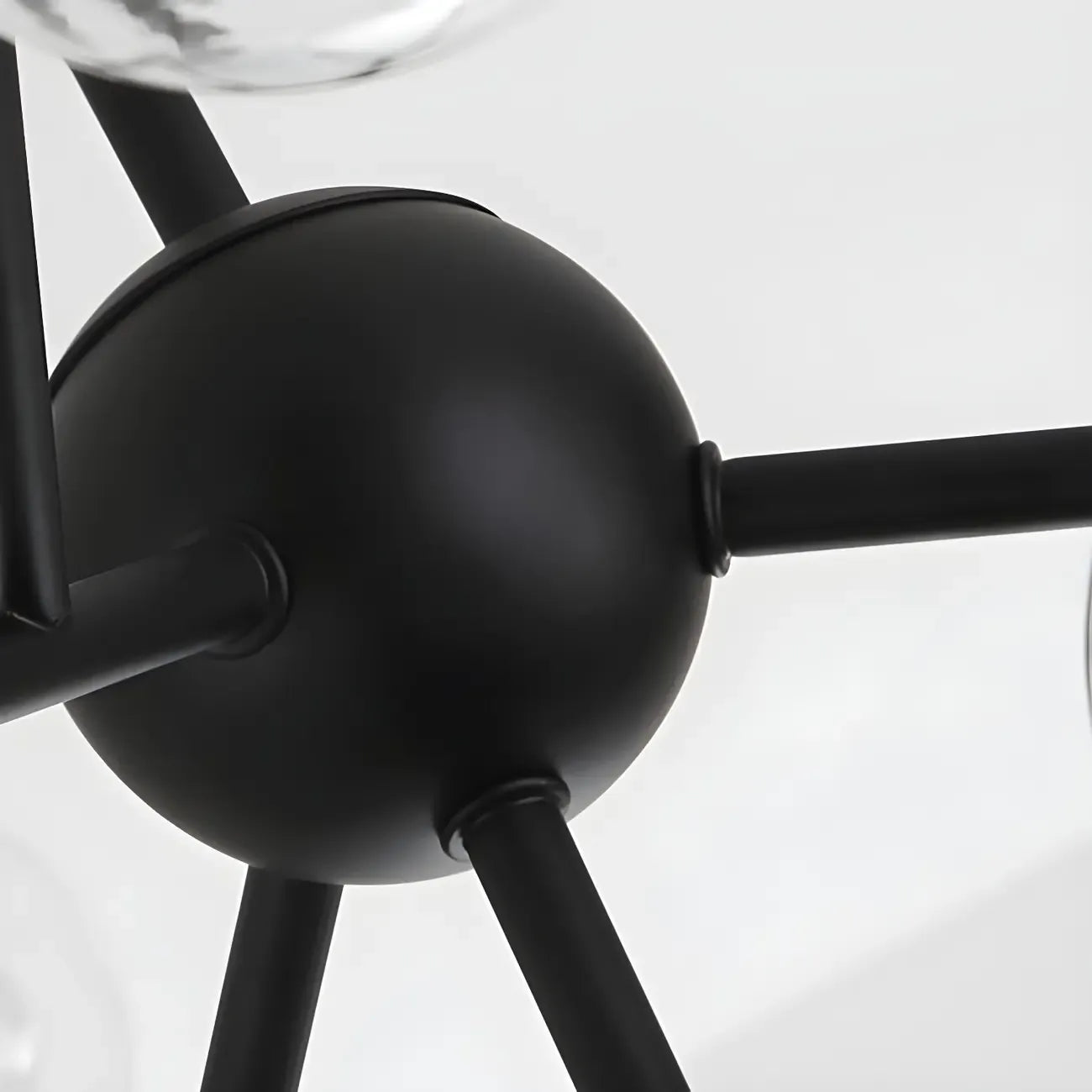 Lustre Sputnik moderne en verre globe réglable