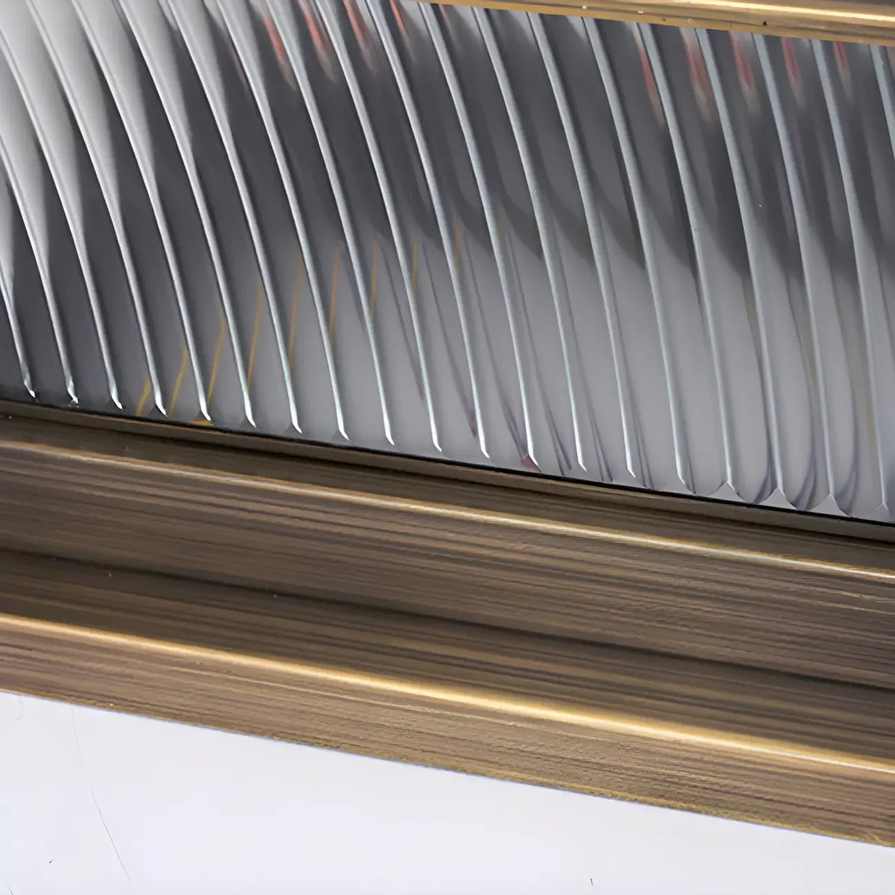 Lampadaires d'extérieur modernes à rayures géométriques brunes et solaires