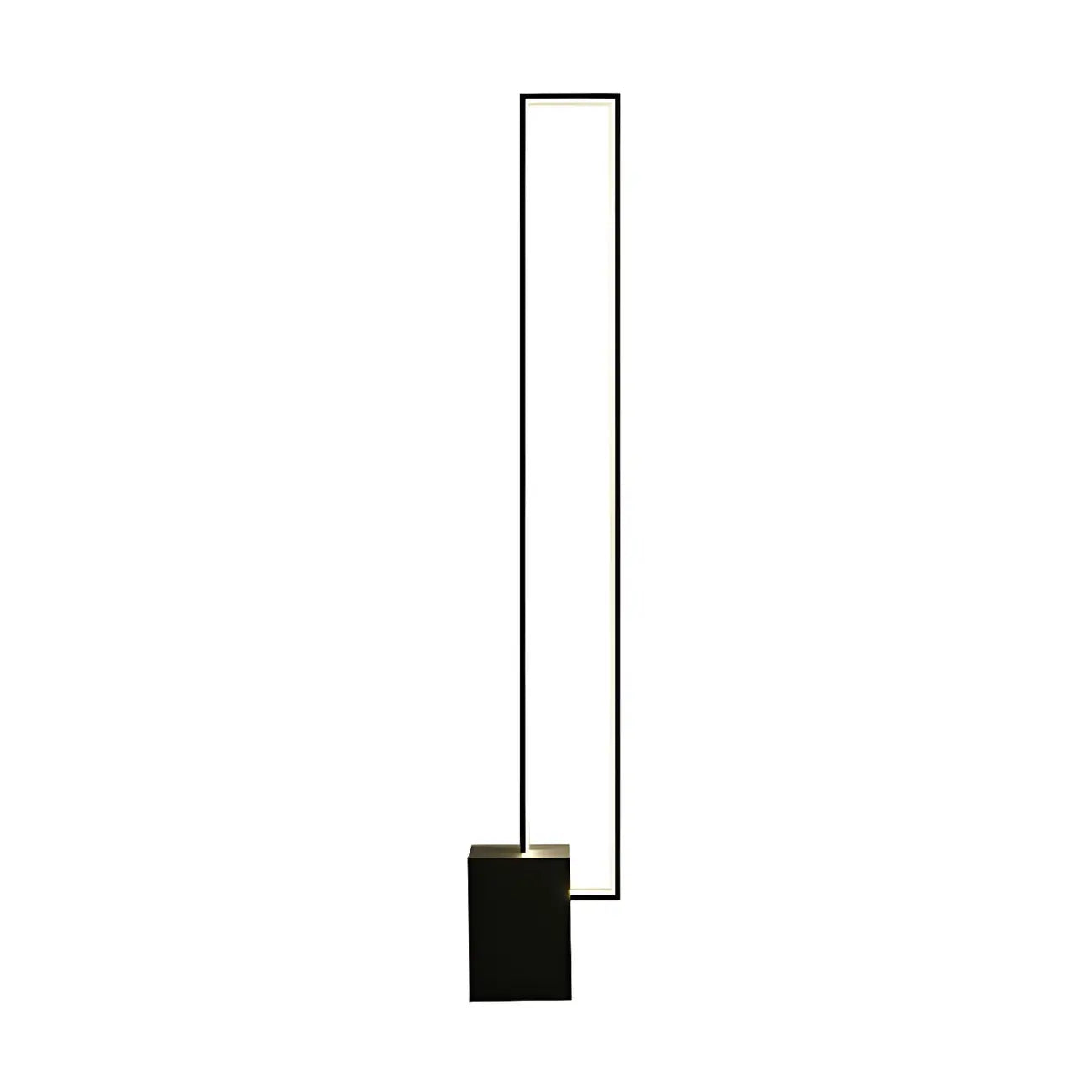 Lampadaire rectangulaire élégant à LED dimmable pour salon