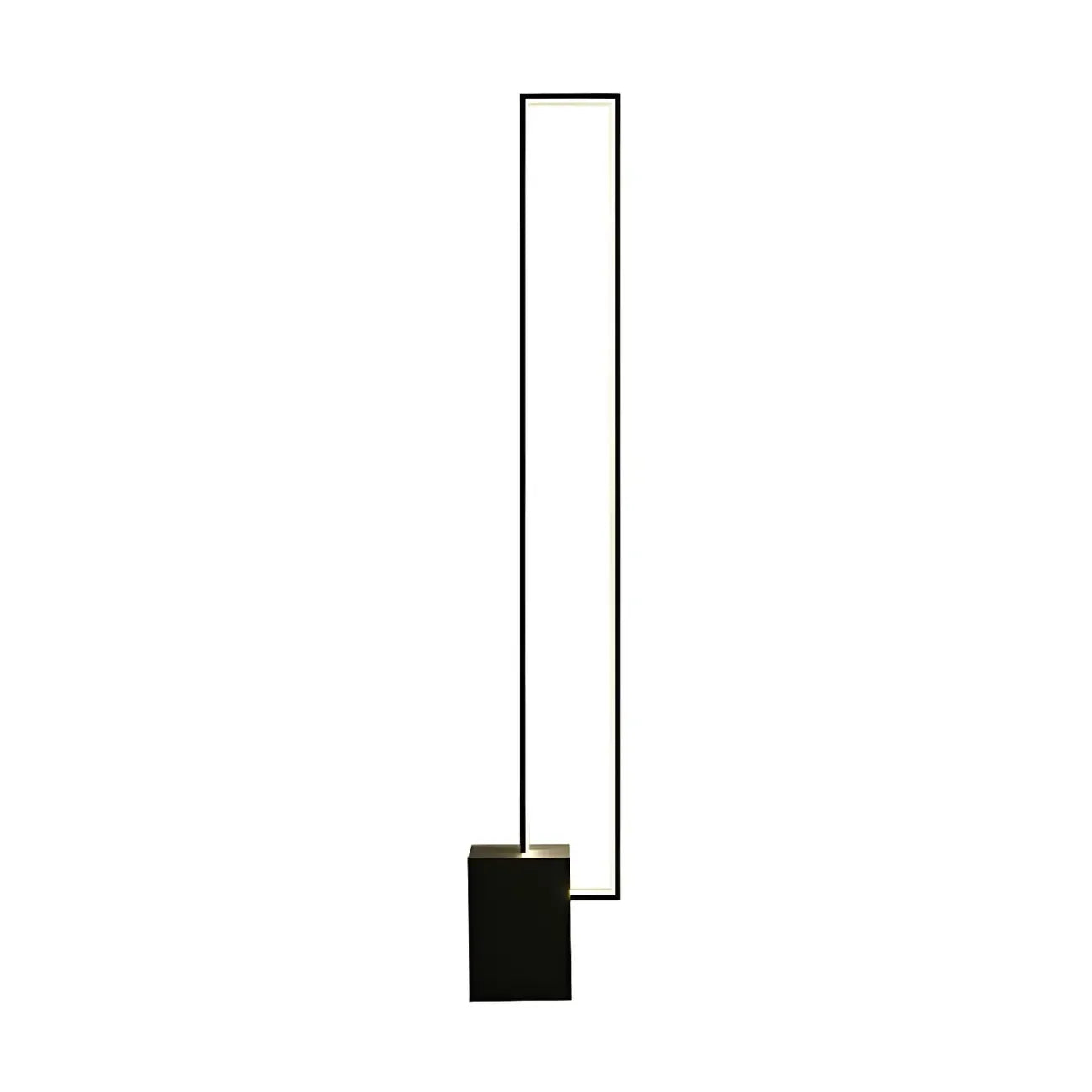 Lampadaire rectangulaire élégant à LED dimmable pour salon