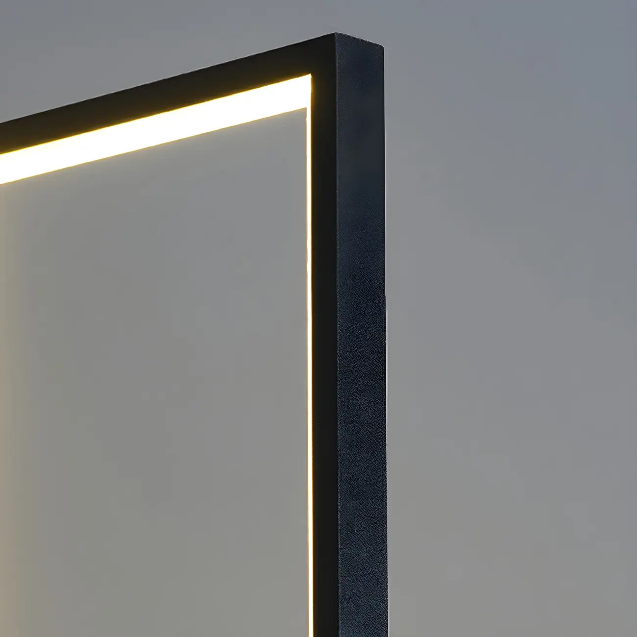 Lampadaire rectangulaire élégant à LED dimmable pour salon