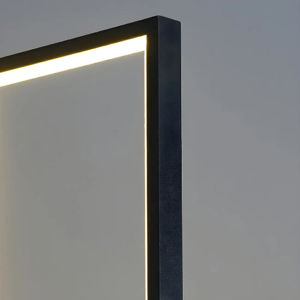 Lampadaire rectangulaire élégant à LED dimmable pour salon