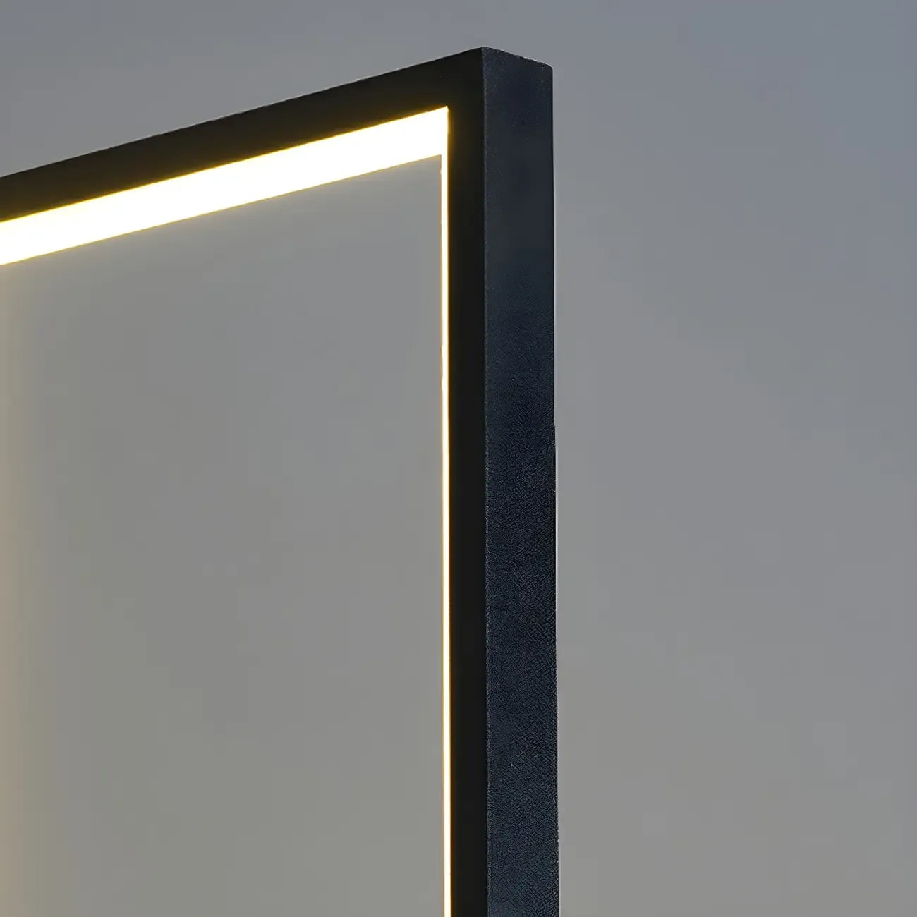 Lampadaire rectangulaire élégant à LED dimmable pour salon