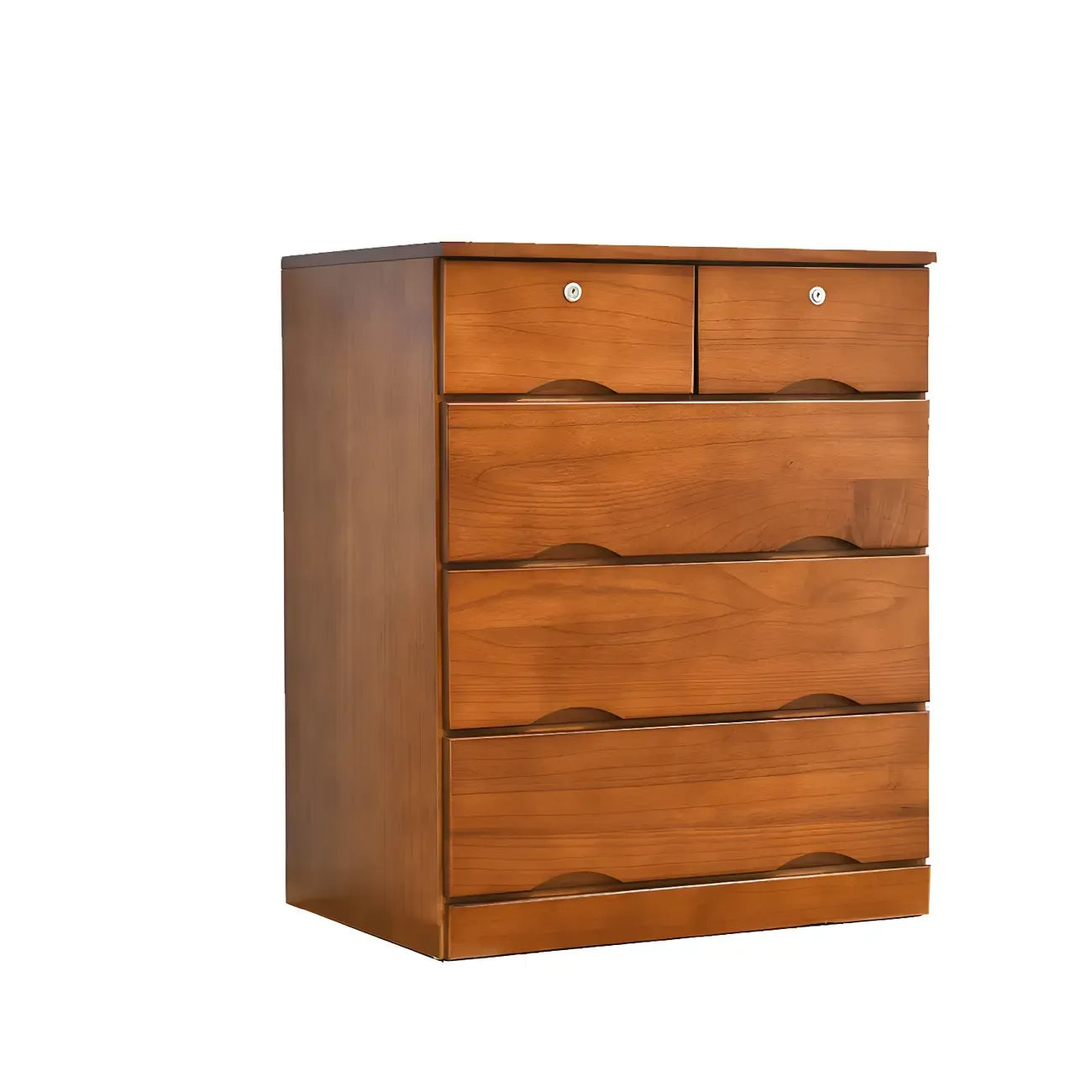 Commodes élégantes en bois blanc avec tiroirs à fermeture douce