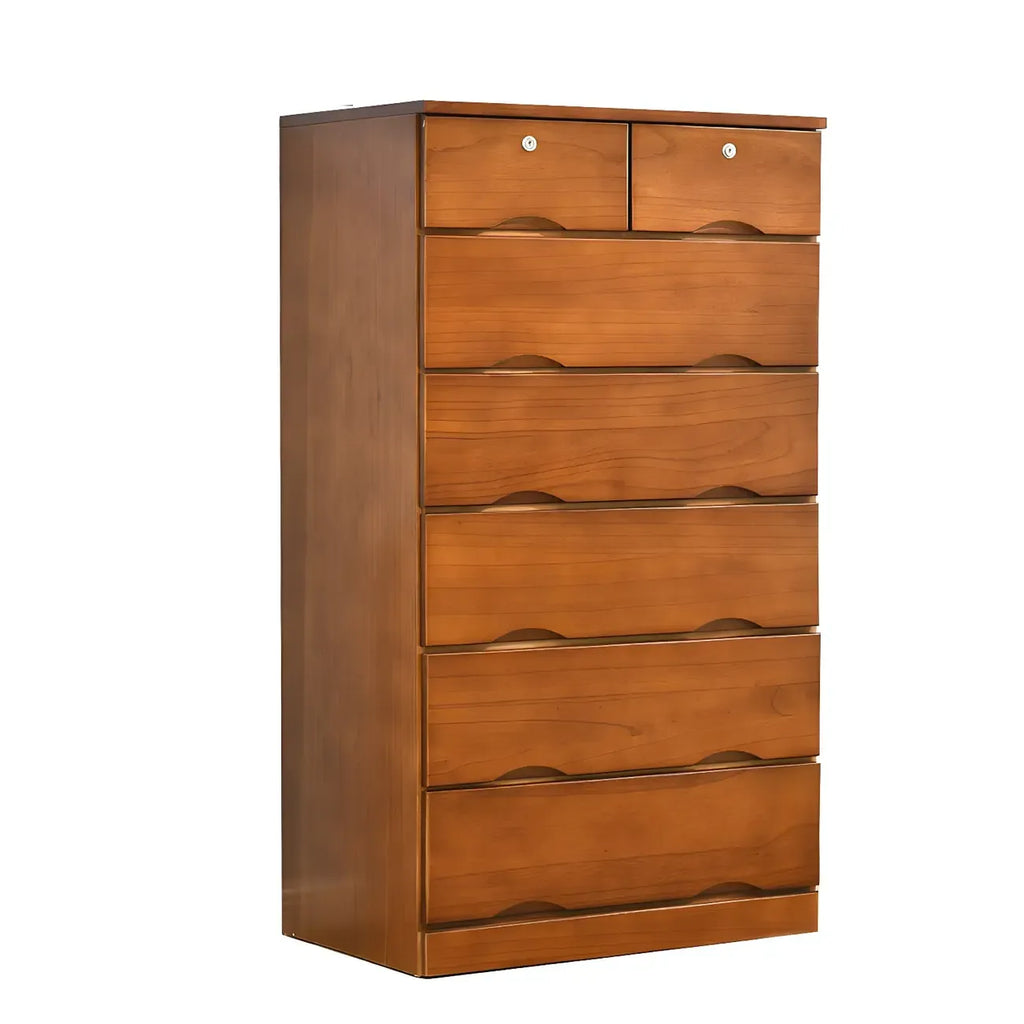 Commodes élégantes en bois blanc avec tiroirs à fermeture douce