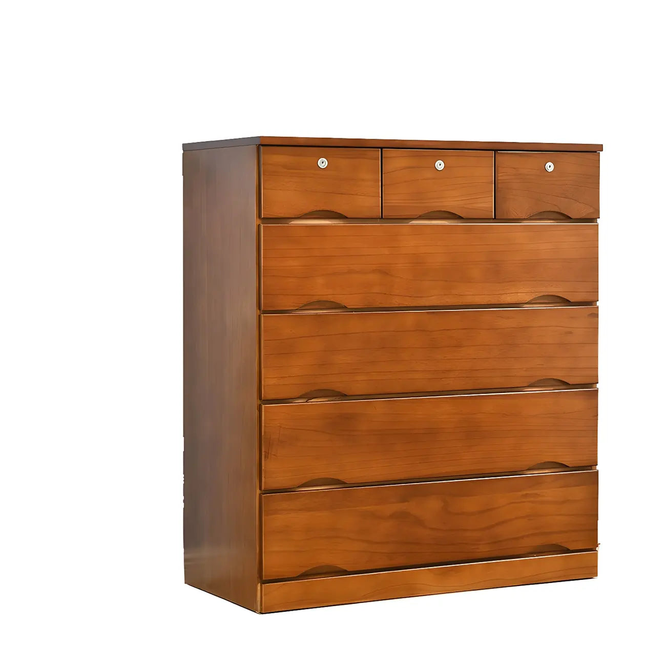 Commodes élégantes en bois blanc avec tiroirs à fermeture douce