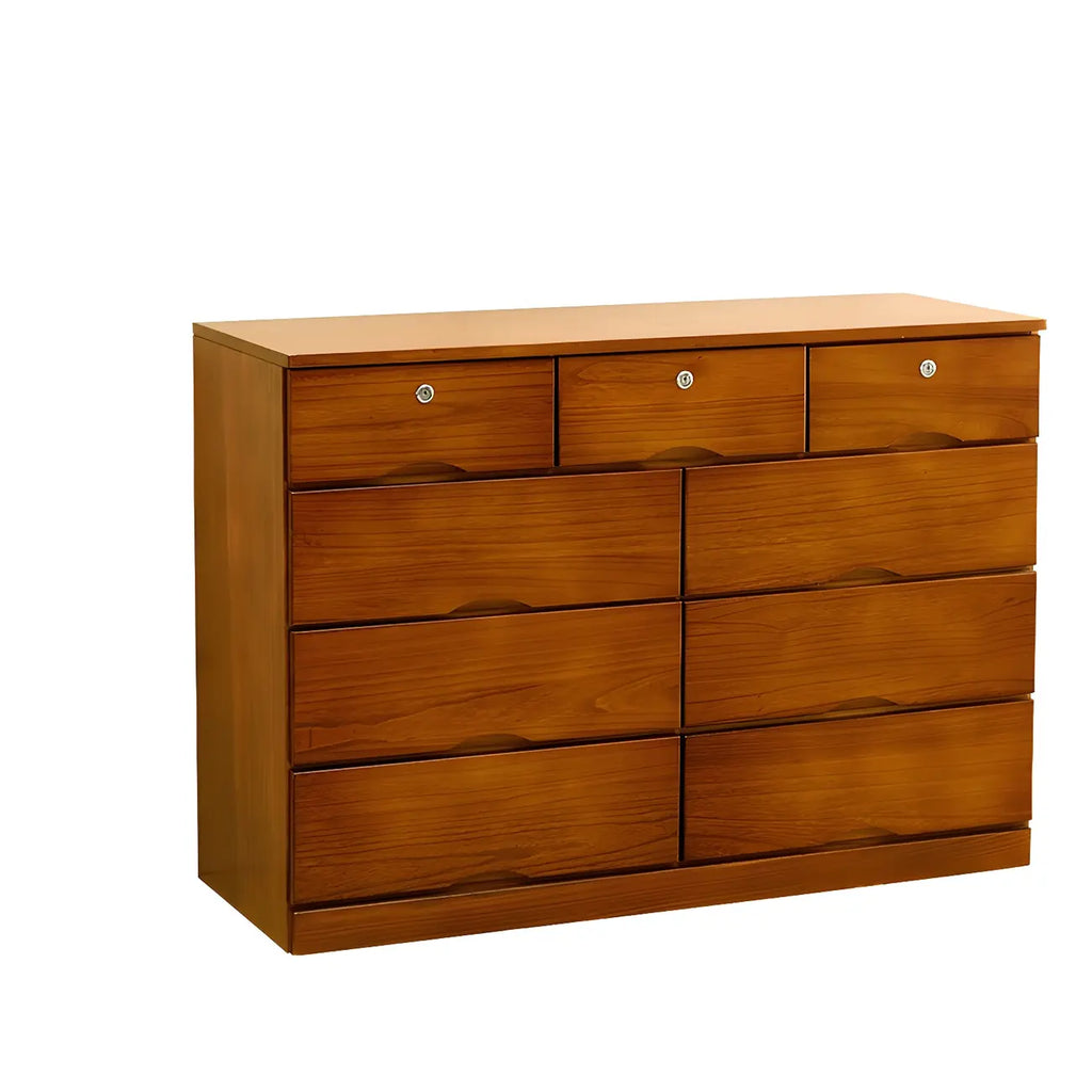 Commodes élégantes en bois blanc avec tiroirs à fermeture douce