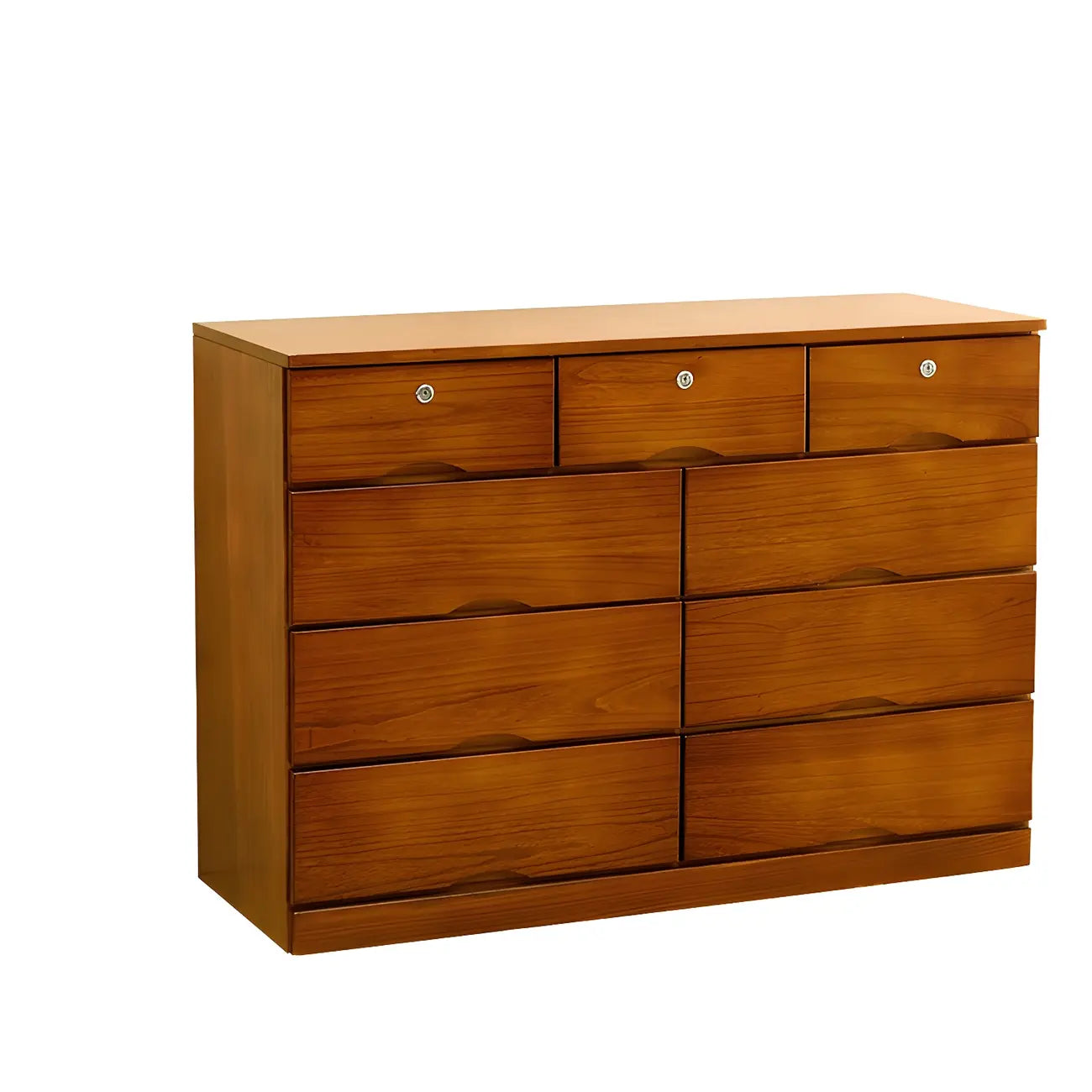 Commodes élégantes en bois blanc avec tiroirs à fermeture douce