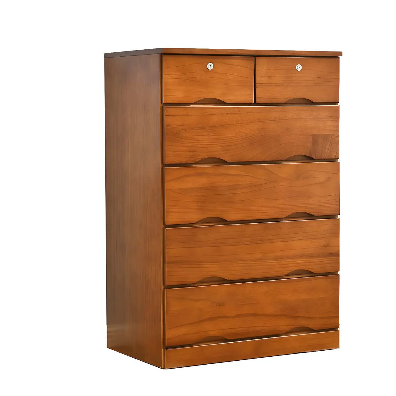 Commodes élégantes en bois blanc avec tiroirs à fermeture douce