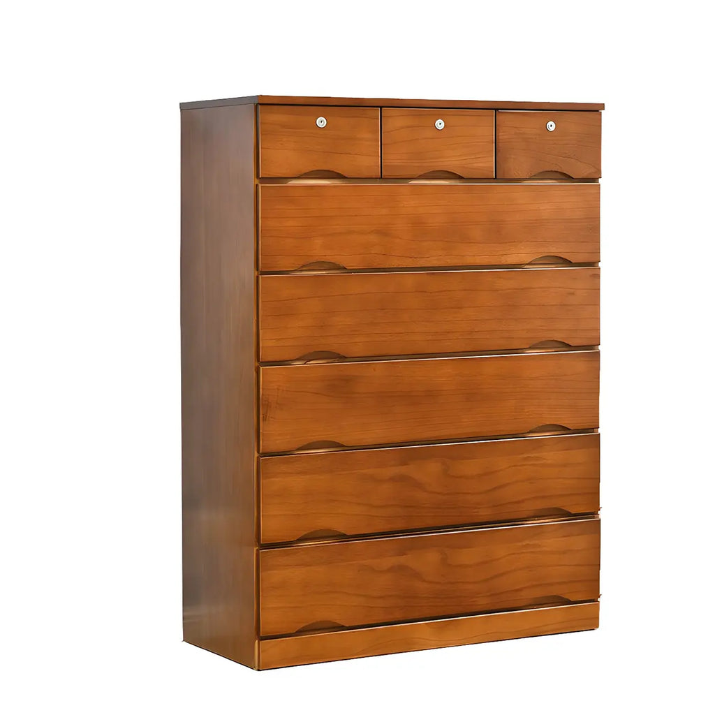 Commodes élégantes en bois blanc avec tiroirs à fermeture douce