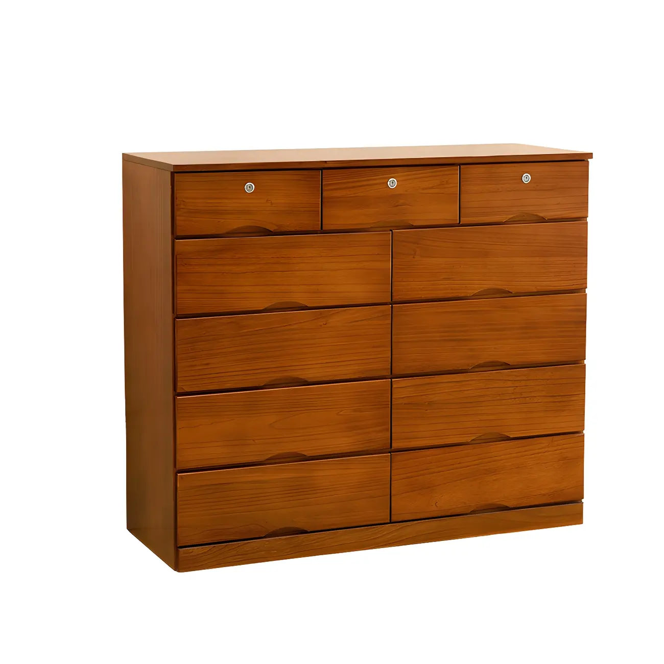 Commodes élégantes en bois blanc avec tiroirs à fermeture douce