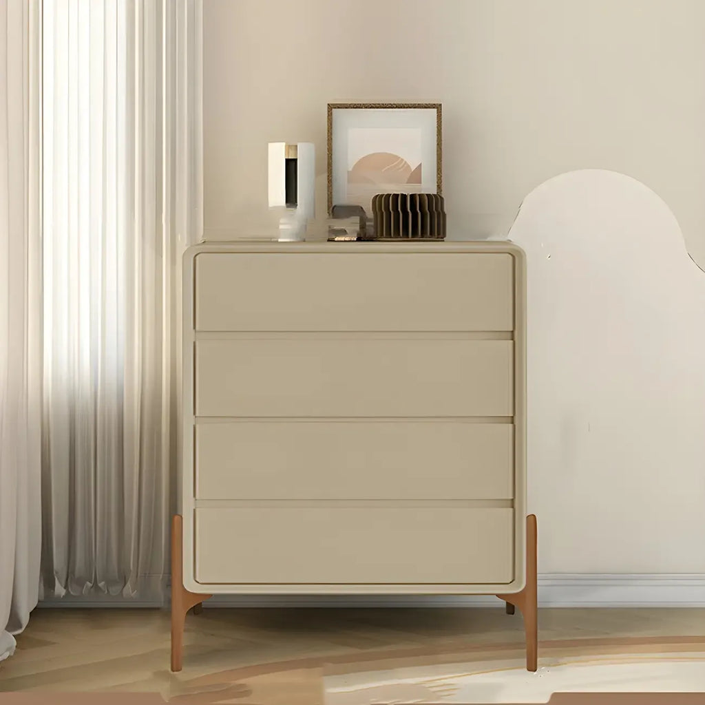 Coffre de rangement vertical moderne en bois massif avec fermeture amortie
