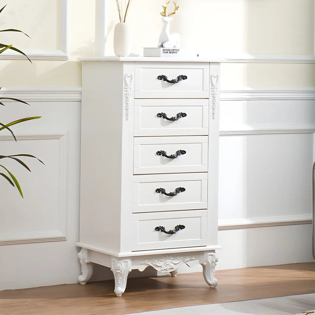 Commode double vintage en bois beige avec étagères