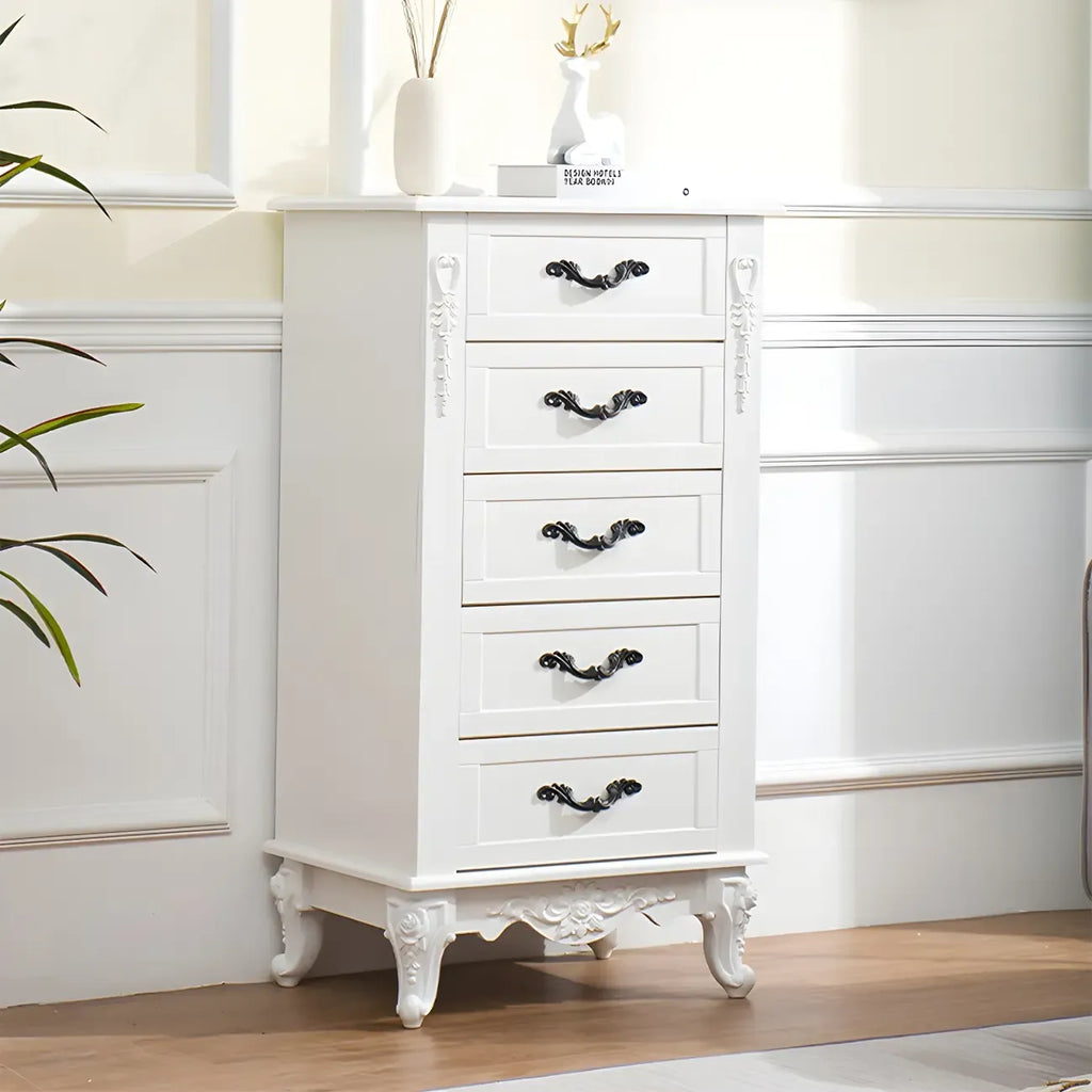 Commode double vintage en bois beige avec étagères