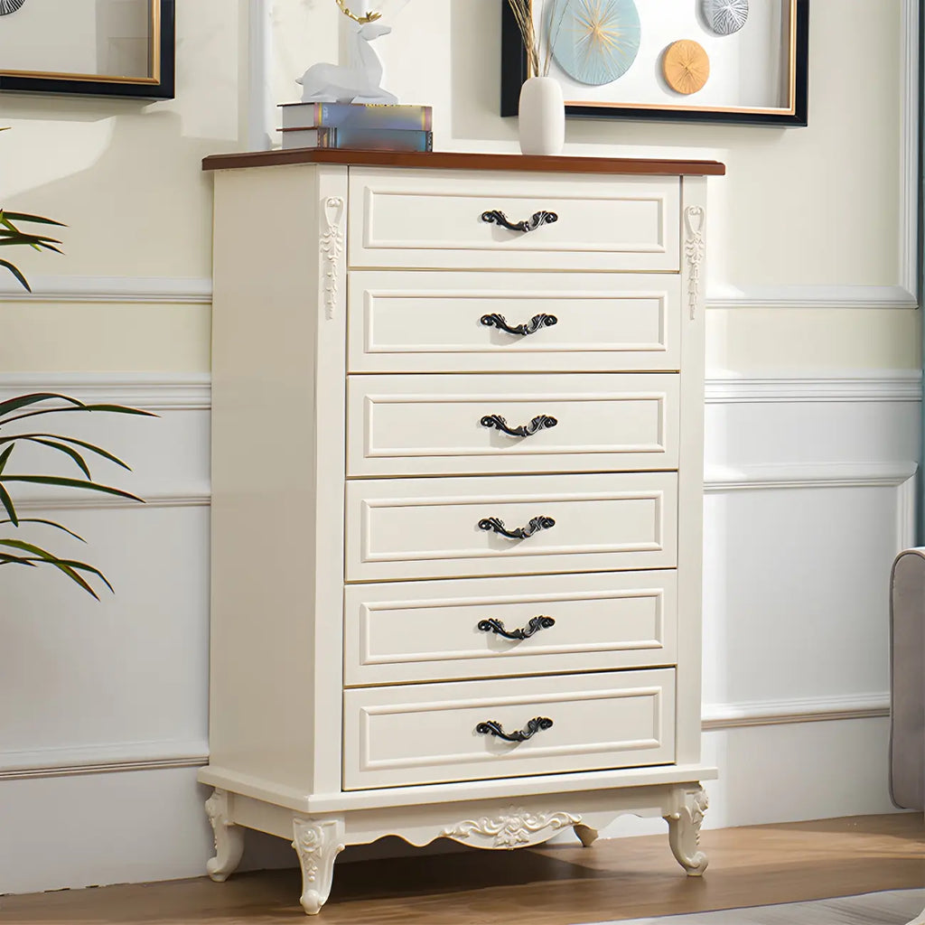 Commode double vintage en bois beige avec étagères