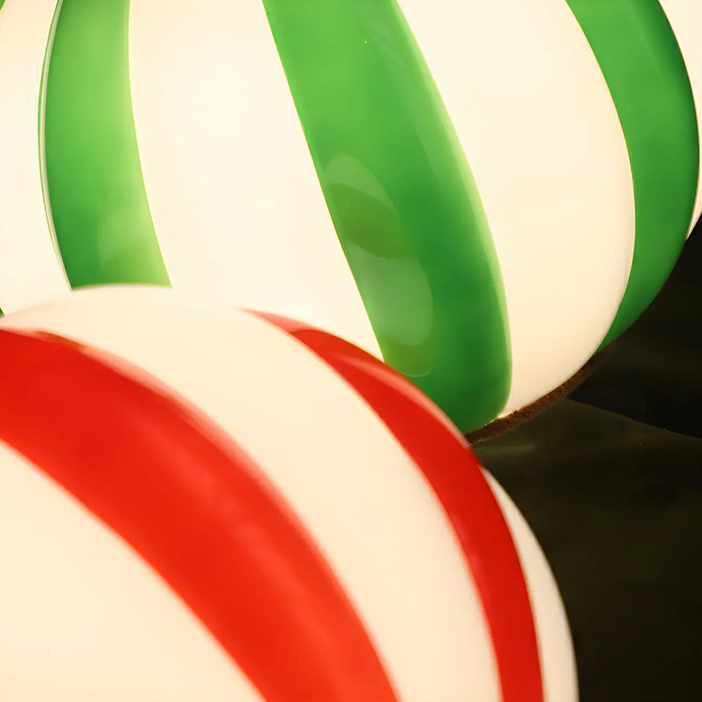 Suspension de cuisine moderne en verre vert globe